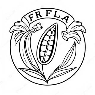 Ffa Emblem With Corn Coloring Page 16002-13516