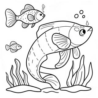 Catfish Coloring Page 16011-13519