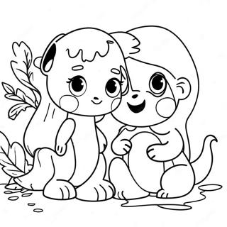 Creative Friends Art Lab Coloring Page 16092-13587