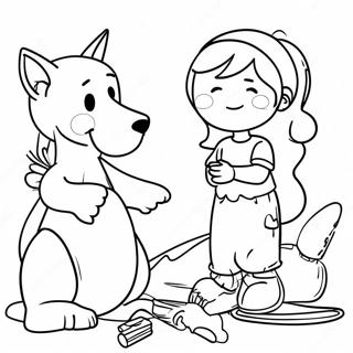 Creative Friends Art Lab Coloring Page 16092-13588