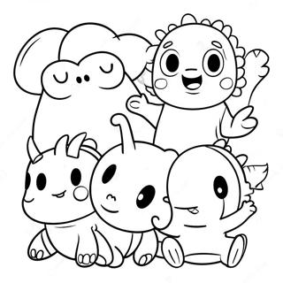 Cute Skzoo Characters Coloring Page 16112-13601