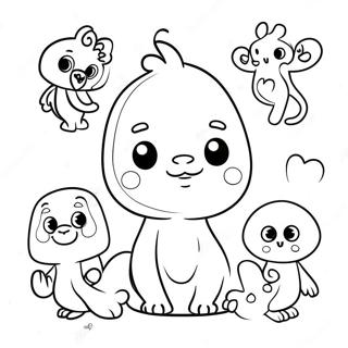 Cute Skzoo Characters Coloring Page 16112-13602