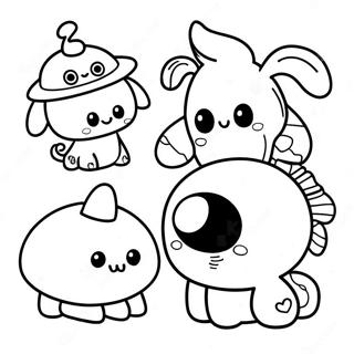 Cute Skzoo Characters Coloring Page 16112-13603