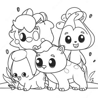 Cute Skzoo Characters Coloring Page 16112-13604