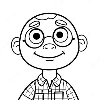 Sid The Science Kid Coloring Page 16141-13623