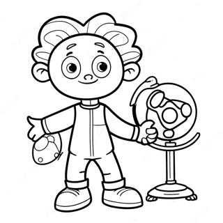 Sid The Science Kid Coloring Page 16141-13624