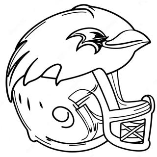 Baltimore Ravens Logo Coloring Page 16171-13646