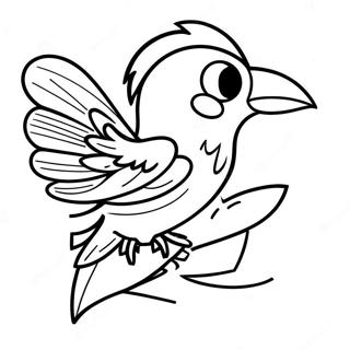 Baltimore Ravens Mascot Coloring Page 16172-13649