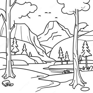 National Park Coloring Pages