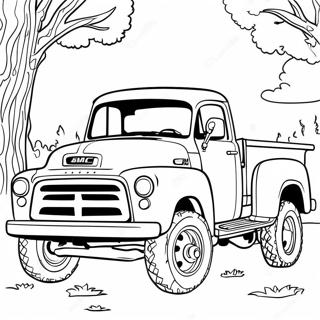 Gmc Truck Coloring Page 16201-13672