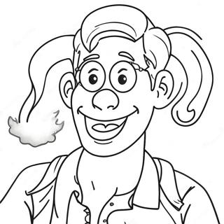 Funny Prankster Coloring Page 16212-13683