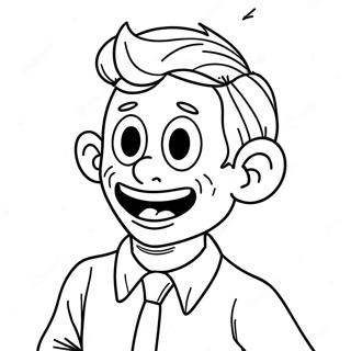 Funny Prankster Coloring Page 16212-13684