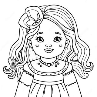 Doll Coloring Pages