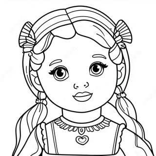 Doll Coloring Page 1621-1295