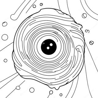 Colorful Galaxy With Black Hole Coloring Page 16222-13689