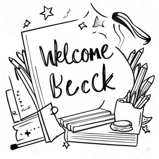 Welcome Back School Coloring Page 16291-13742