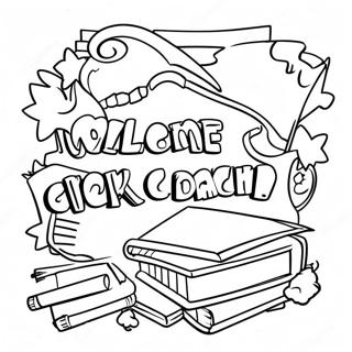 Welcome Back School Coloring Page 16291-13744