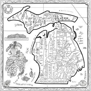 Michigan Coloring Pages