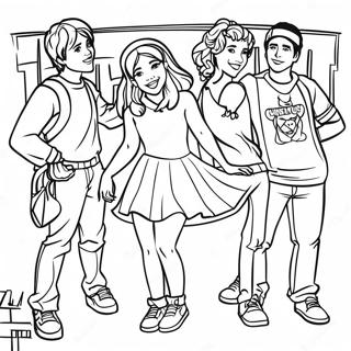 High School Musical Coloring Page 16321-13767