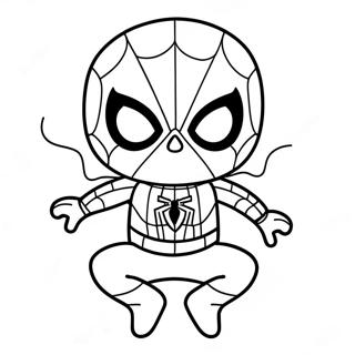 Baby Spiderman Coloring Pages