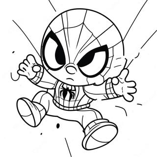 Baby Spiderman Coloring Page 16382-13808