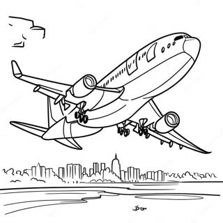 A380 Airplane Coloring Page 16392-13815