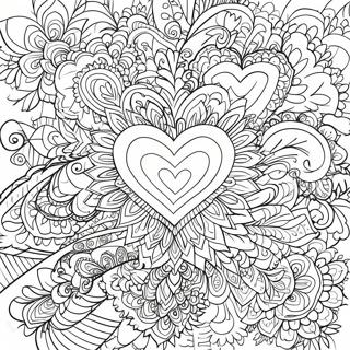 Valentines Day For Adults Coloring Pages