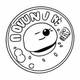 Dunkin Donuts Logo Coloring Page 16462-13871