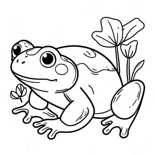 Frog And Toad Coloring Pages