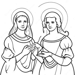 Trinity And Madison Coloring Page 16482-13888