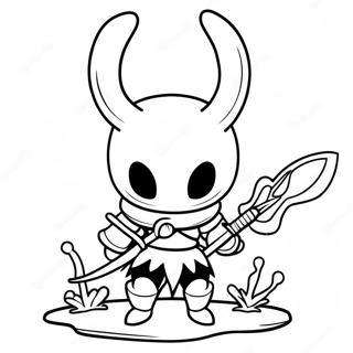 Hollow Knight With Sword Coloring Page 16533-13932