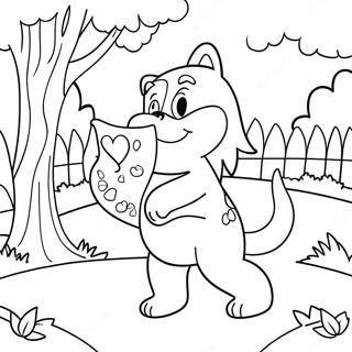 Wolfoo Playing In The Park Coloring Page 16583-13969