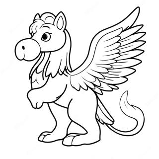 Griffin Coloring Page 16592-13974