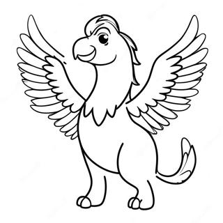 Griffin Coloring Page 16592-13976