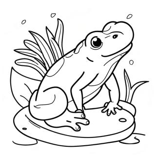 Amphibian Coloring Page 16612-13990