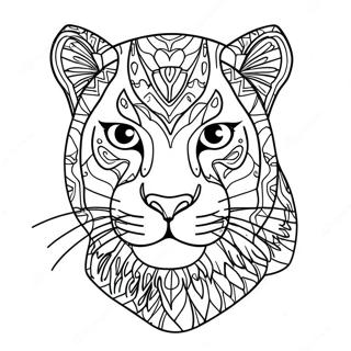 Black Panther Animal Coloring Page 16622-13998