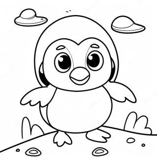 Cute Puffin Rock Characters Coloring Page 16653-14026