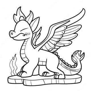 Wings Of Fire Rainwing Coloring Pages