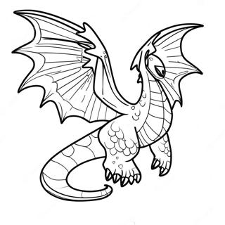 Wings Of Fire Rainwing Coloring Page 16682-14046