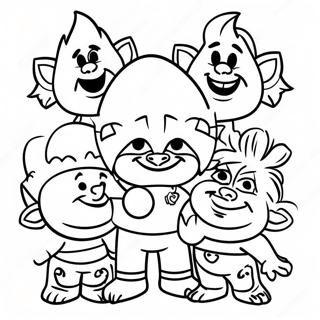 Trolls Band Together Floyd Coloring Pages