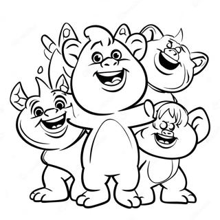 Trolls Band Together Floyd Coloring Page 16702-14063