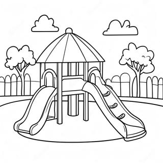 Playground Coloring Page 1671-1334