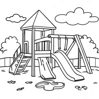 Playground Coloring Page 1671-1335