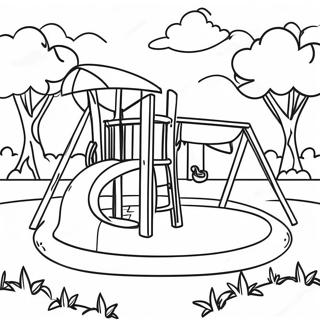 Playground Coloring Page 1671-1336