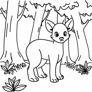 Forest Animal Coloring Page 16722-14079