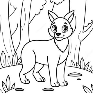 Forest Animal Coloring Page 16722-14080