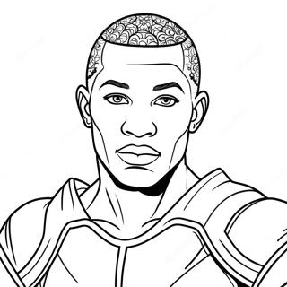 Ja Marr Chase Coloring Page 16732-14088