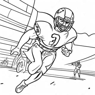 Ja Marr Chase In Action Coloring Page 16733-14089