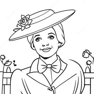 Mary Poppins Coloring Page 16762-14111