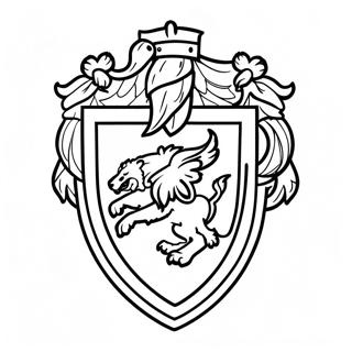 Gryffindor Crest Coloring Page 16772-14118